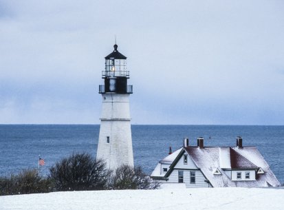 USA – New England – Costa Maine – Inverno